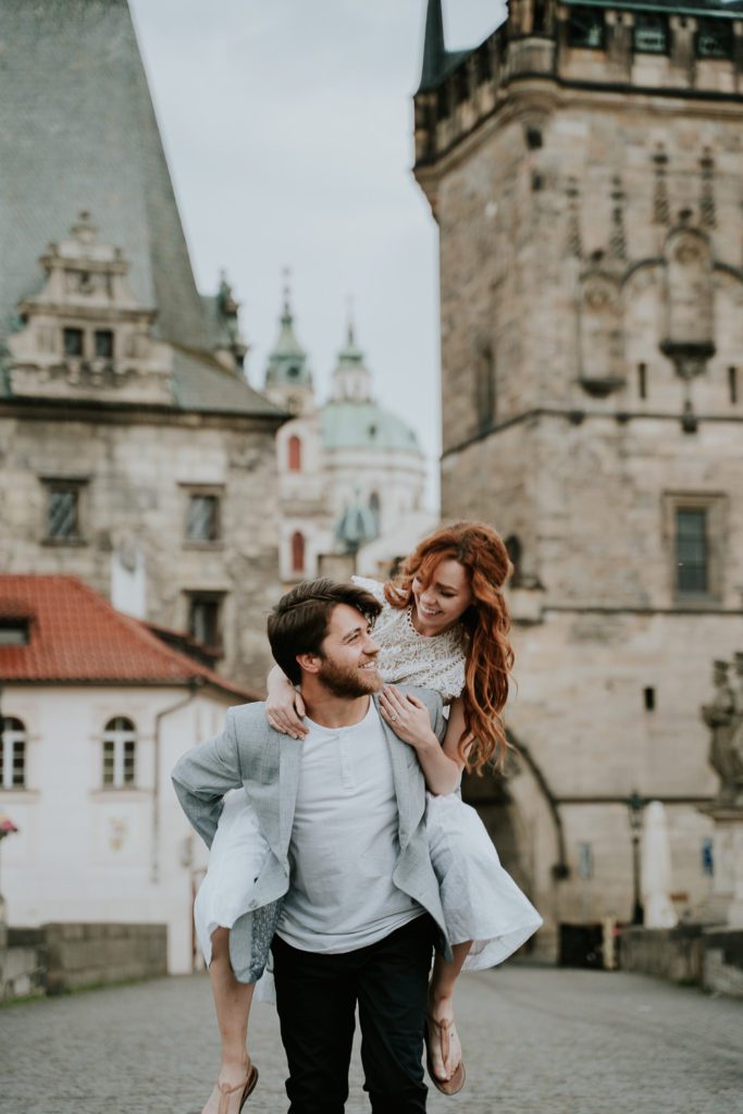 Vacation, photoshoot in Prague, couple photosession, Photographer in Prague