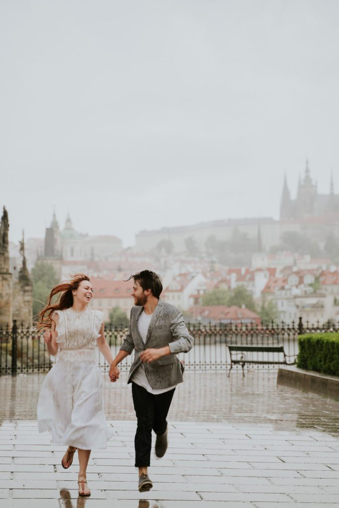 Vacation, photoshoot in Prague, couple photosession, Photographer in Prague