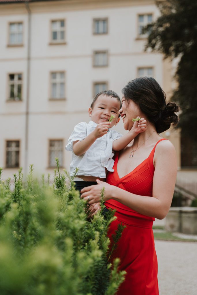 Family Photoshoot in Prague, Prague photographer, Vacation photoshoot, Mum and son photoshoot