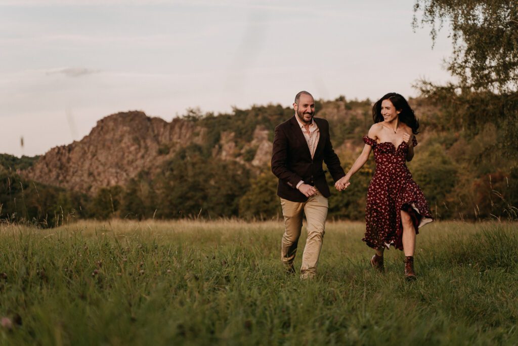 Photosession in Prague, Photoshoot in natural reserve, engagement photoshoot prague