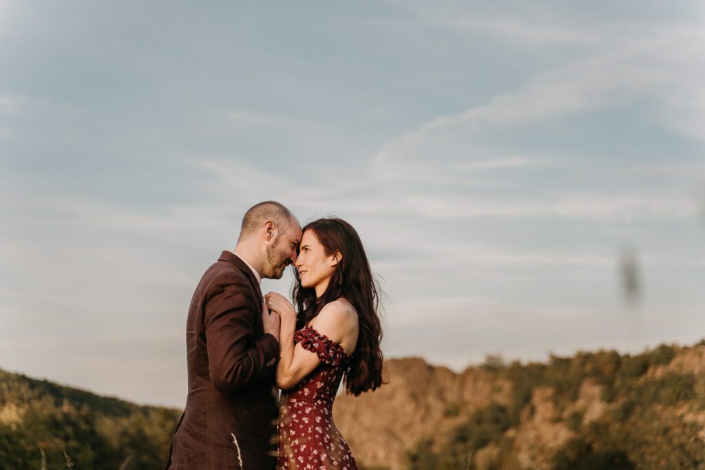 Photosession in Prague, Photoshoot in natural reserve, engagement photoshoot prague