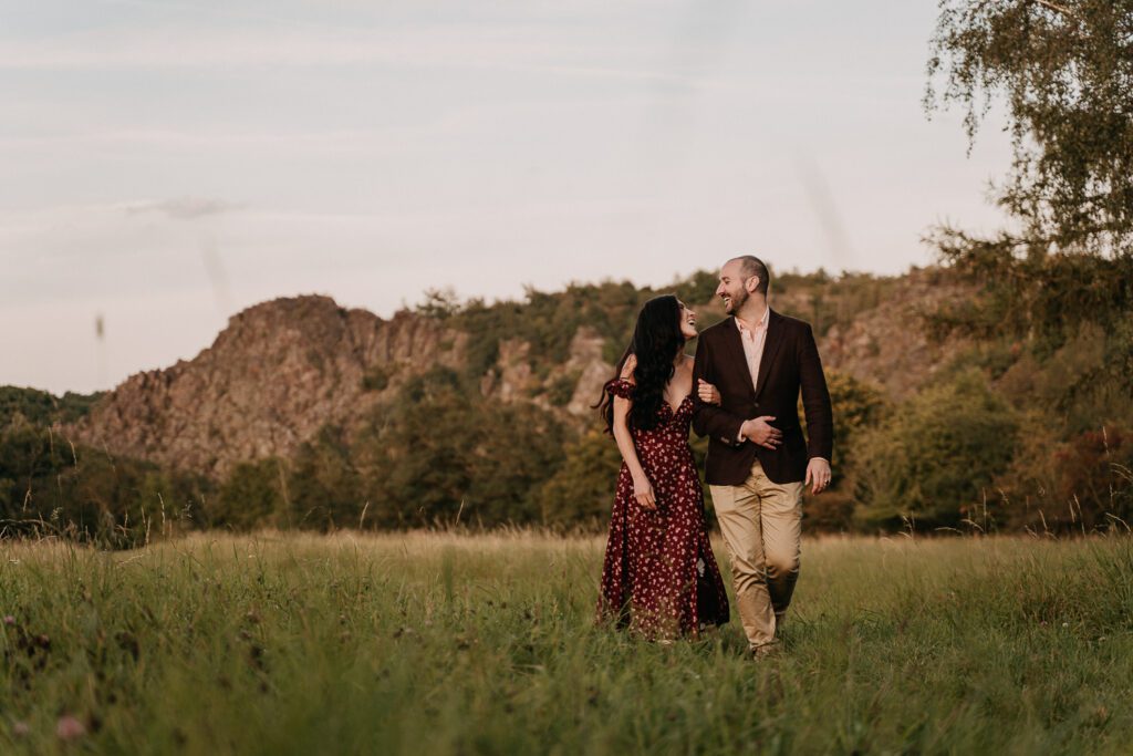 Photosession in Prague, Photoshoot in natural reserve, engagement photoshoot prague