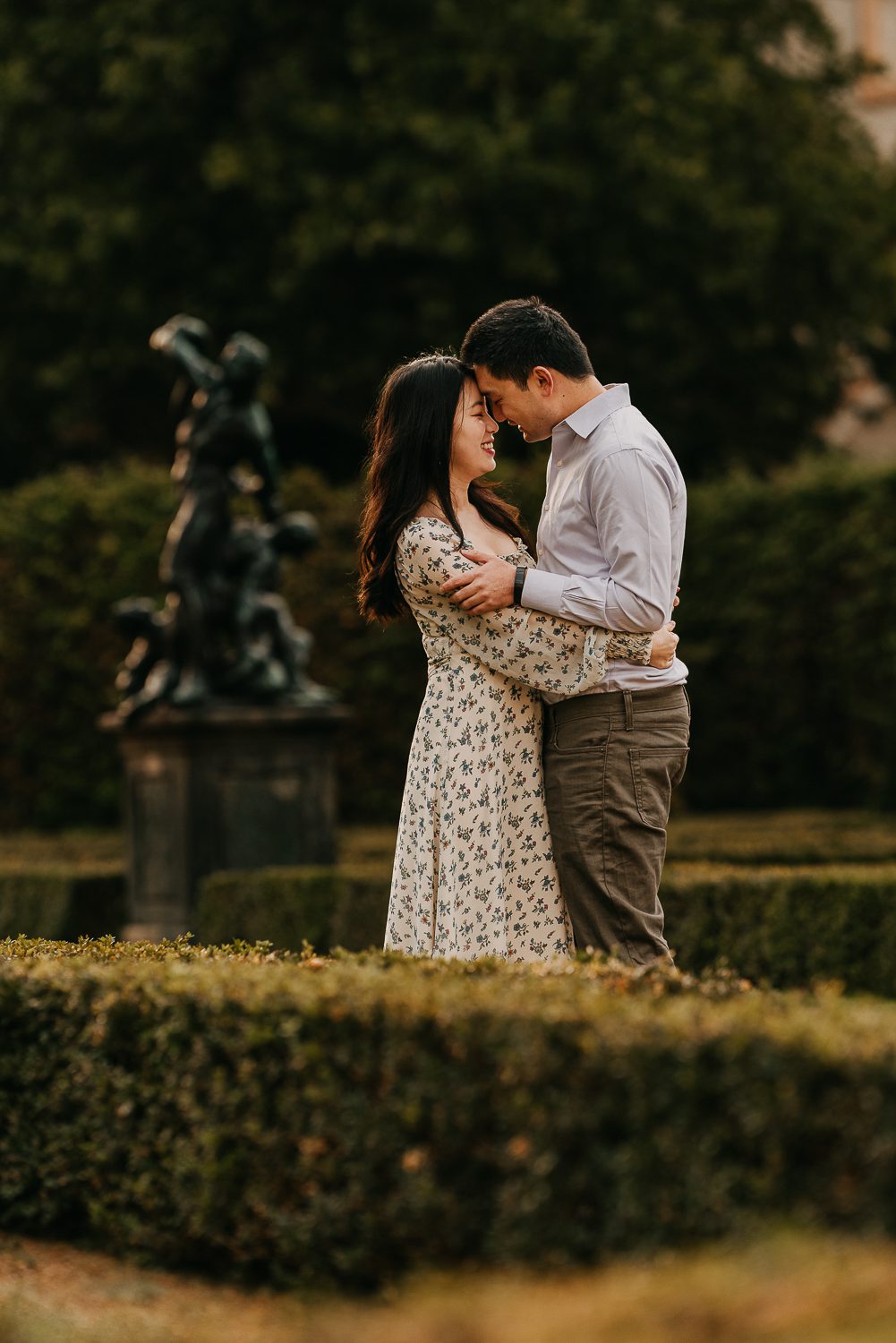 Engagement surprise proposal photoshoot in Prague, Praue photographer, engagement photosession Prague