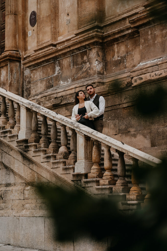 Couple photoshoot in Palermo, Palermo photographer, elopement sicily, elopement in palermo, engagement photoshoot sicily, sicily photographer, wedding photographer sicily