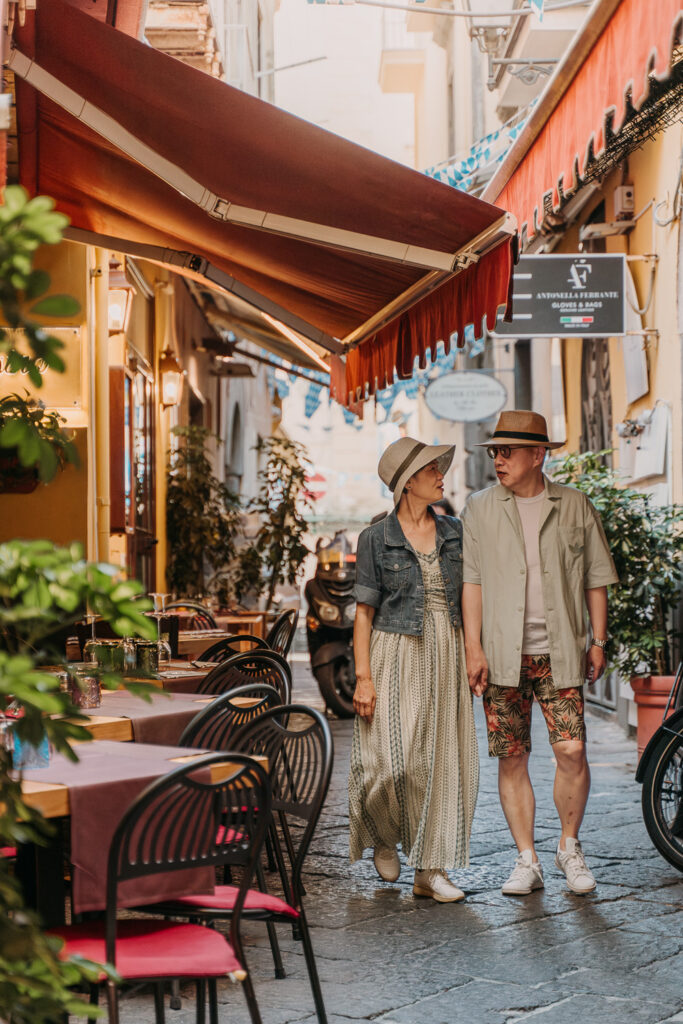 couple photoshoot in Sorrento, vacation photoshoot sorrento, naples photographer
