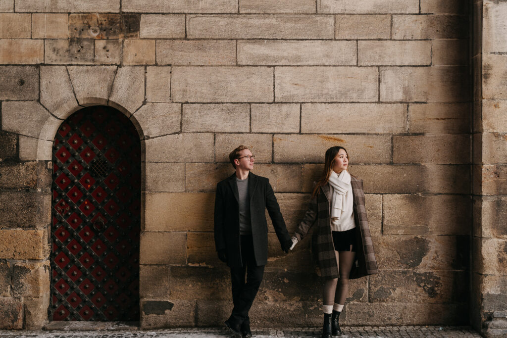surprise proposal in Prague, prague photoshoot, engagement photoshoot prague, engagement photographer prague