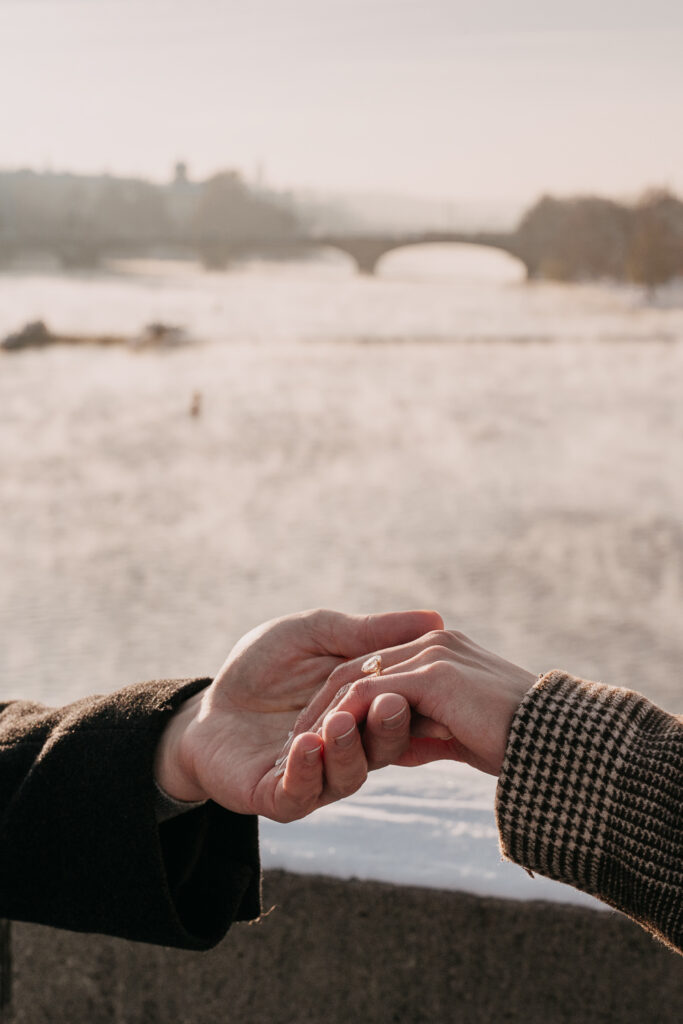 surprise proposal in Prague, prague photoshoot, engagement photoshoot prague, engagement photographer prague