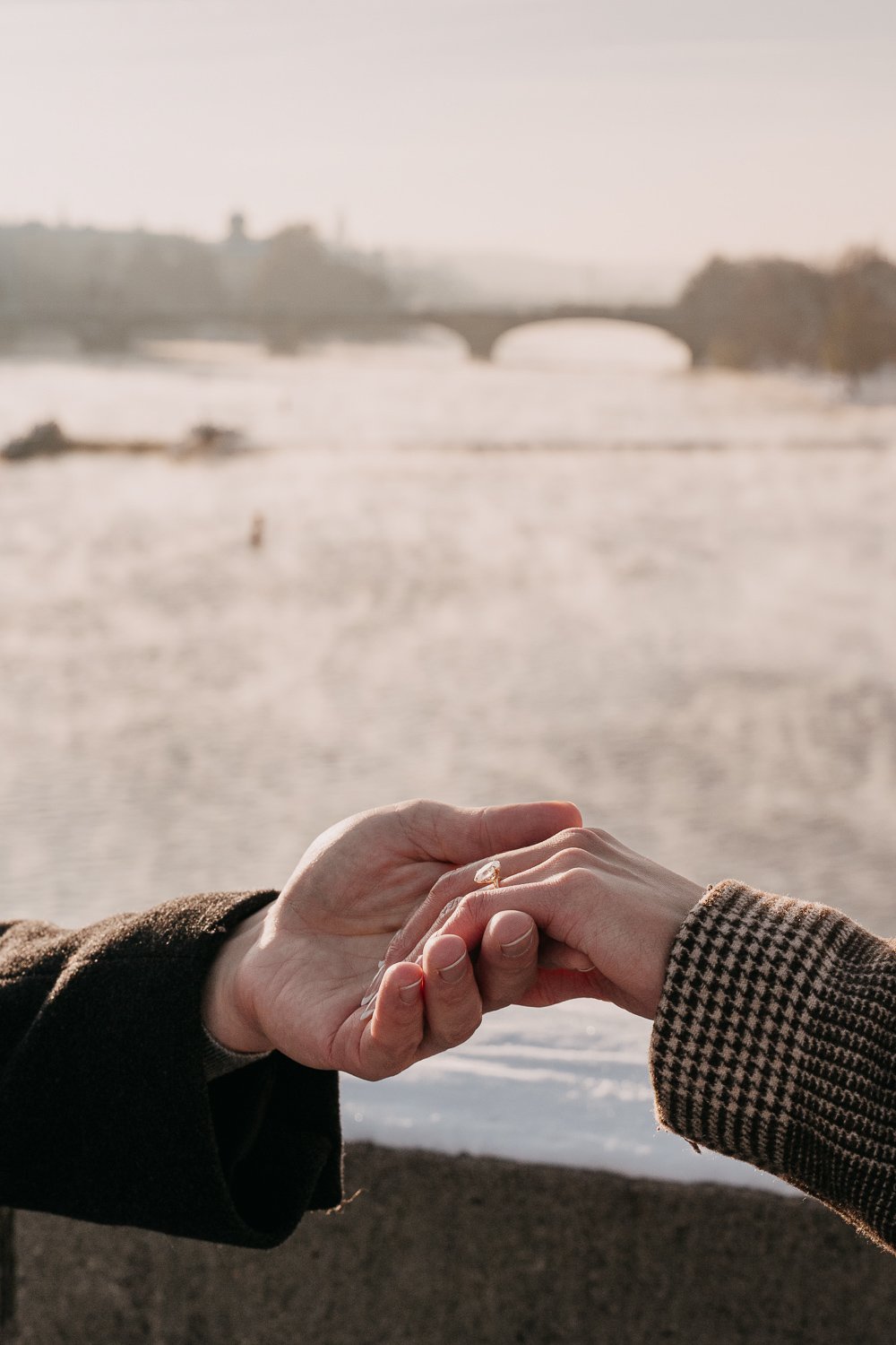 surprise proposal in Prague, prague photoshoot, engagement photoshoot prague, engagement photographer prague