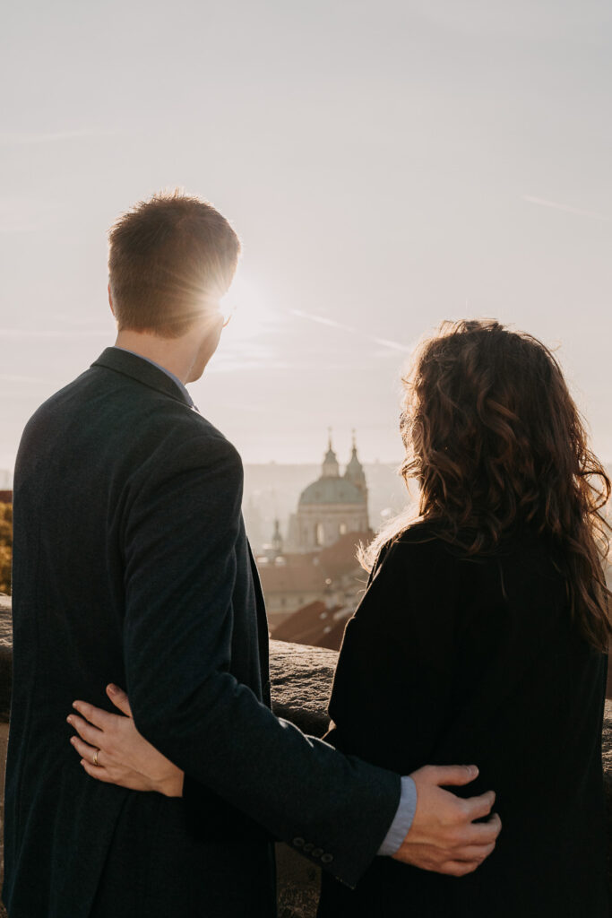 Couple photoshoot at prague castle, photoshoot in prague, prague photographer