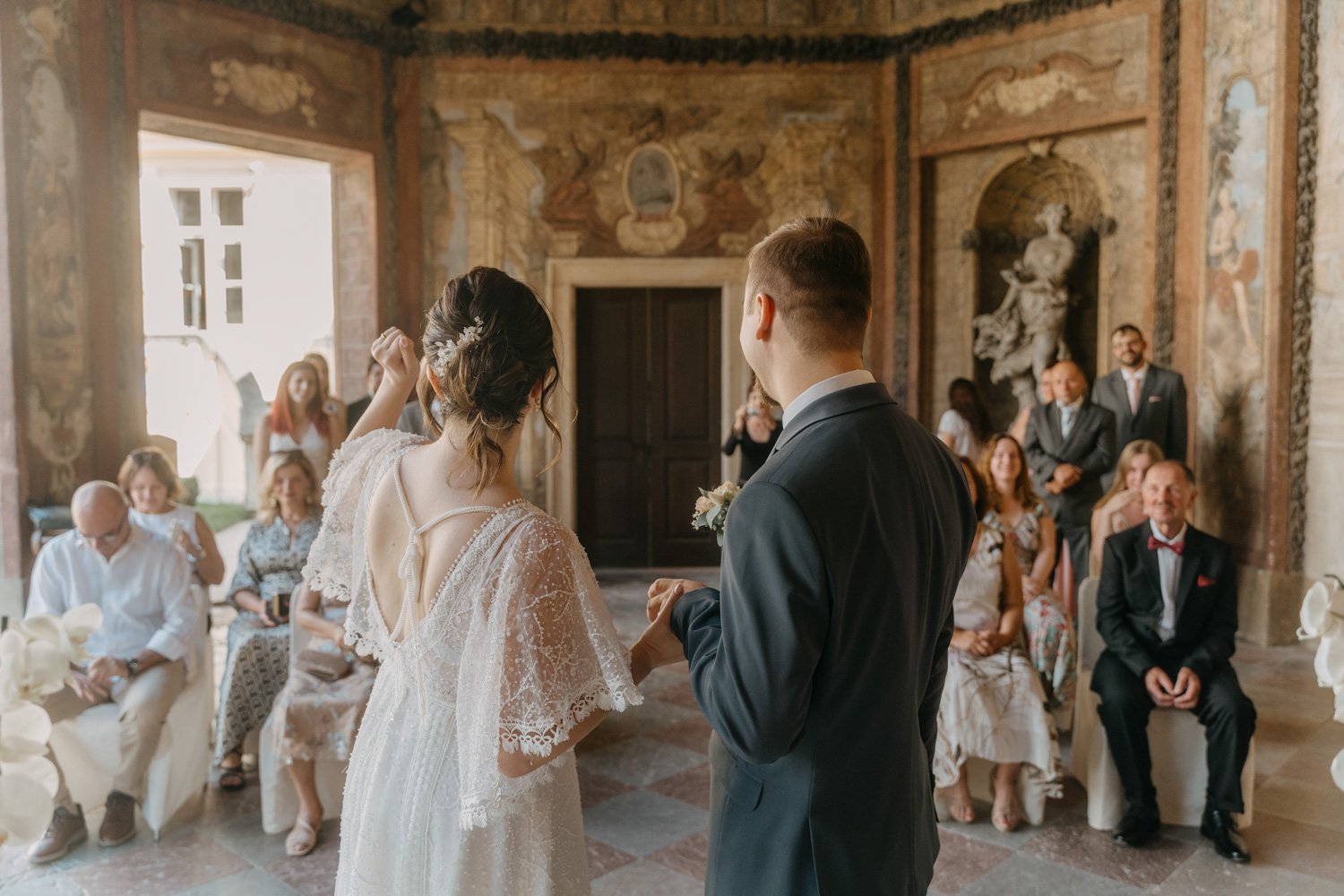 Anastasia & Michal: Wedding in Vrtba Garden, Czech wedding photographer, elopement prague