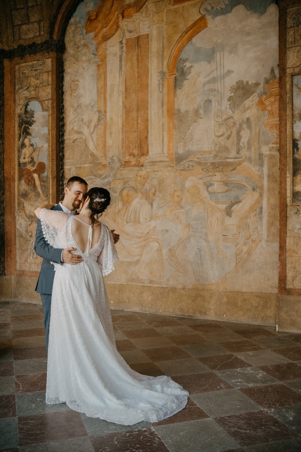 Anastasia & Michal: Wedding in Vrtba Garden, Czech wedding photographer, elopement prague