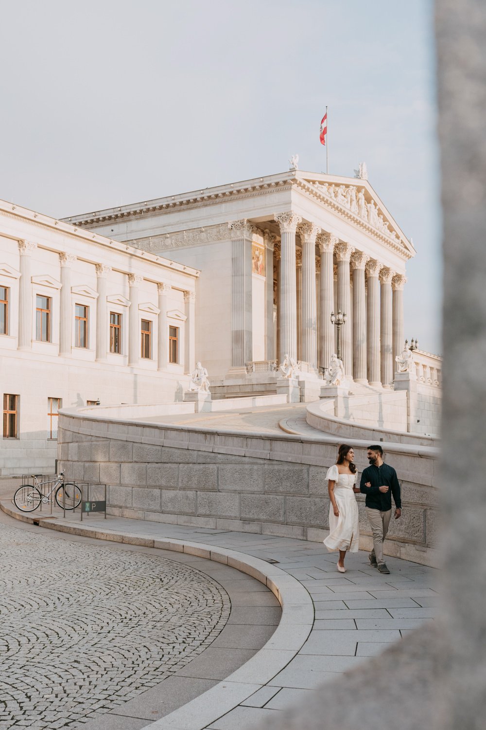 engagement in Vienna, surprise proposal vienna, vienna engagement photographer