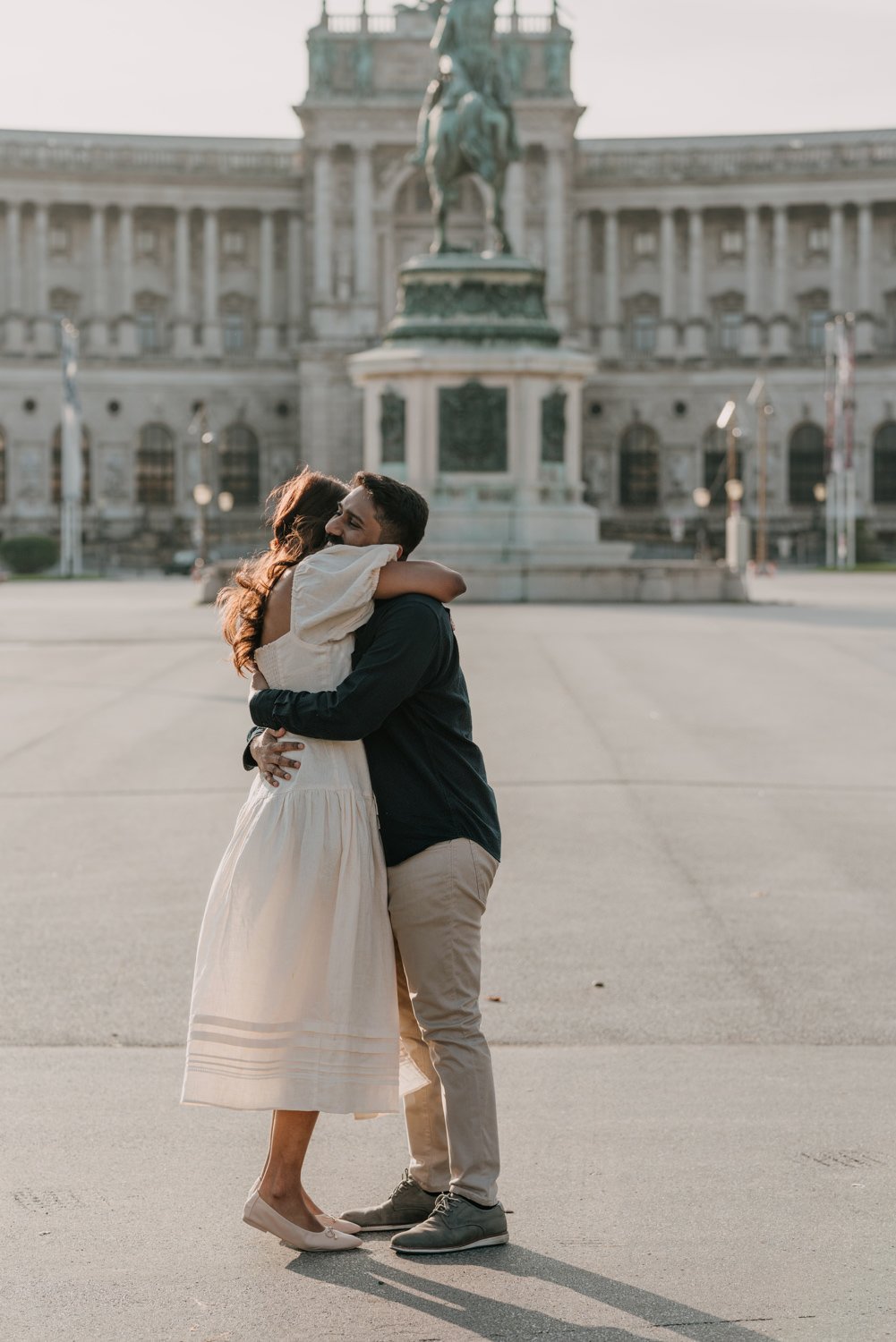 engagement in Vienna, surprise proposal vienna, vienna engagement photographer