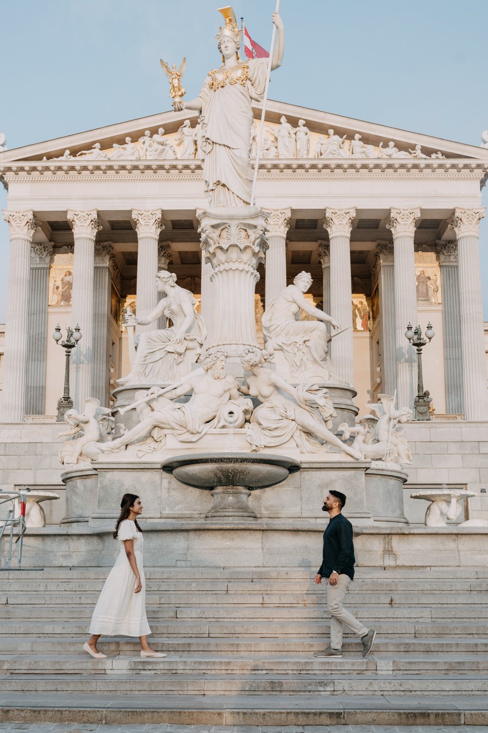 engagement in Vienna, surprise proposal vienna, vienna engagement photographer