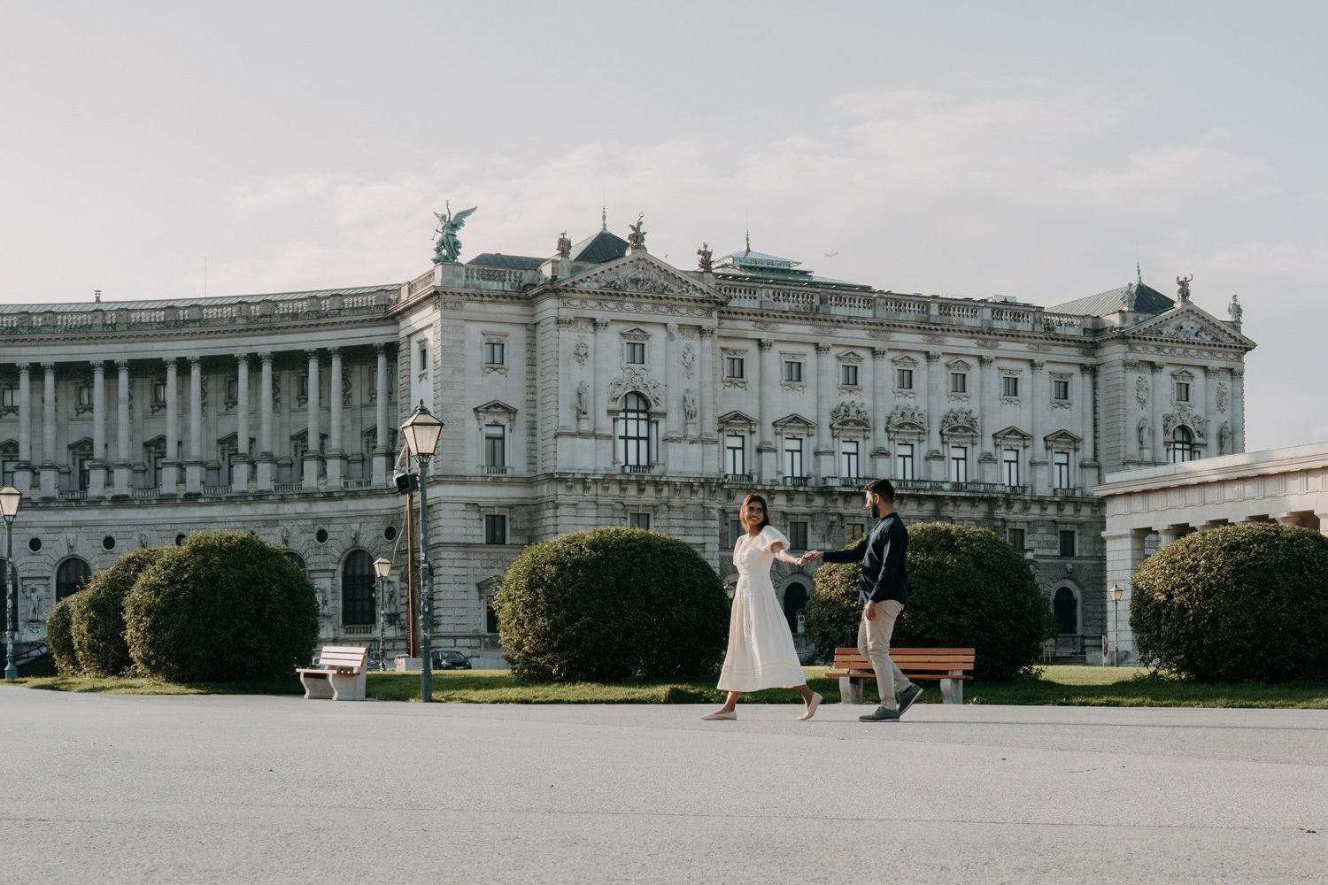 engagement in Vienna, surprise proposal vienna, vienna engagement photographer