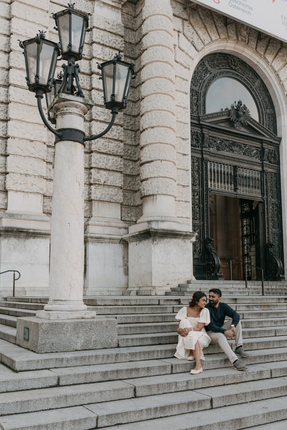 engagement in Vienna, surprise proposal vienna, vienna engagement photographer