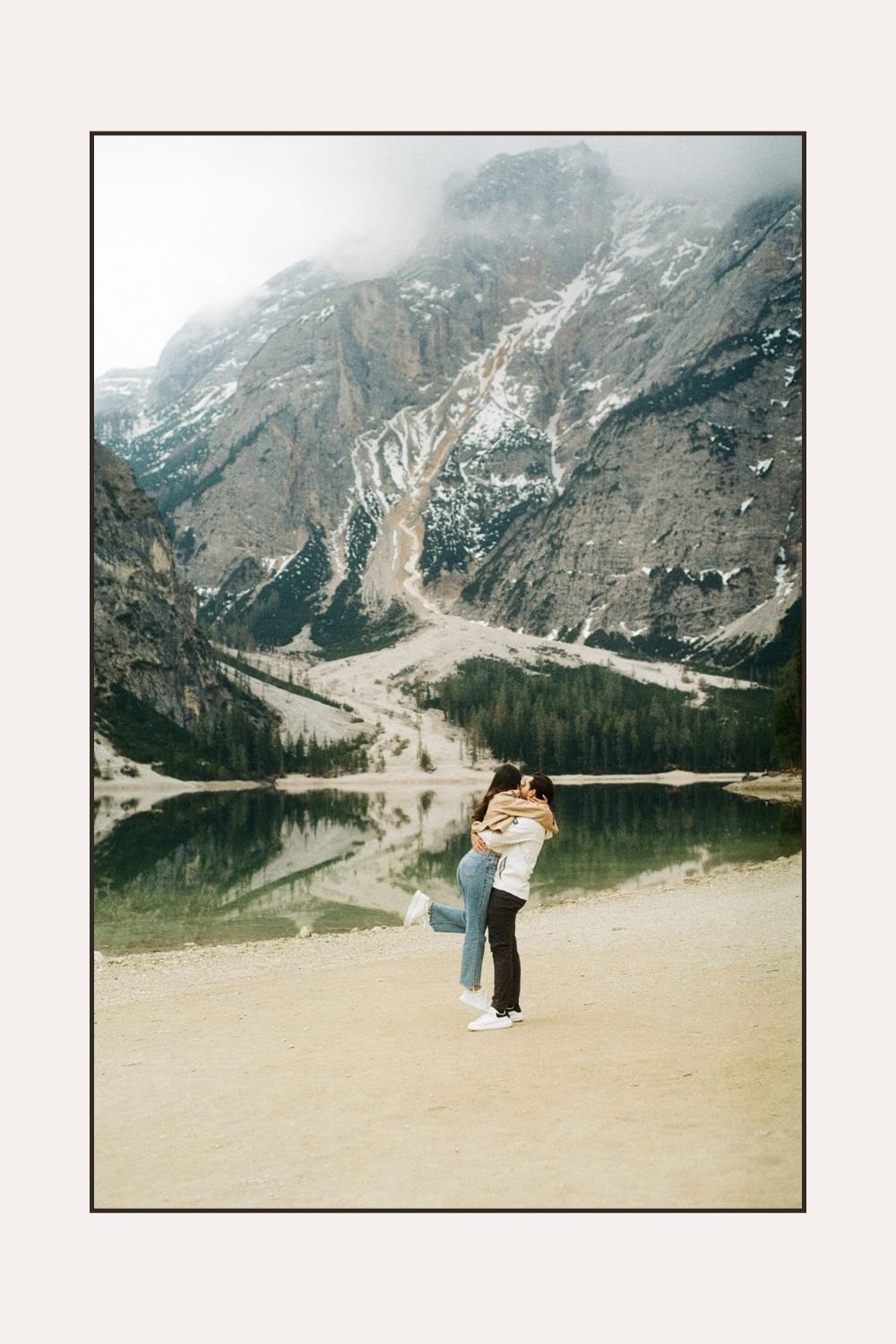 dolomites elopement photoshoot, 35 mm frame, film photographer, dolomites, surprise engagement in dolomites, dolomites photographer