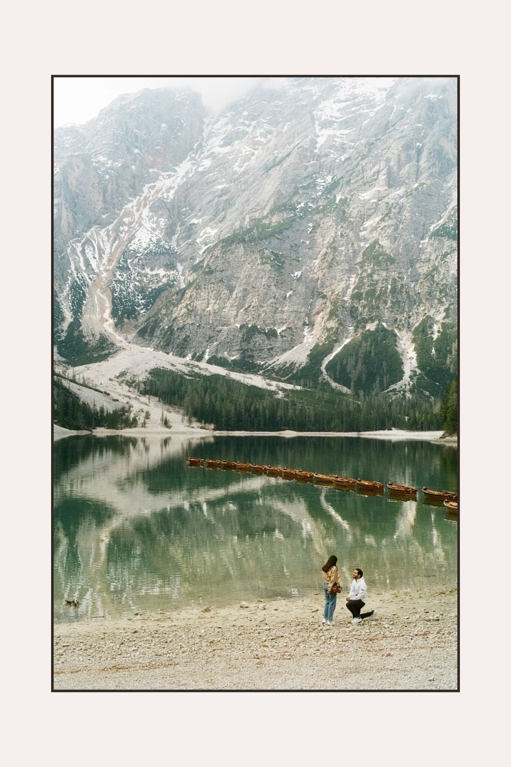 dolomites elopement photoshoot, 35 mm frame, film photographer, dolomites, surprise engagement in dolomites, dolomites photographer