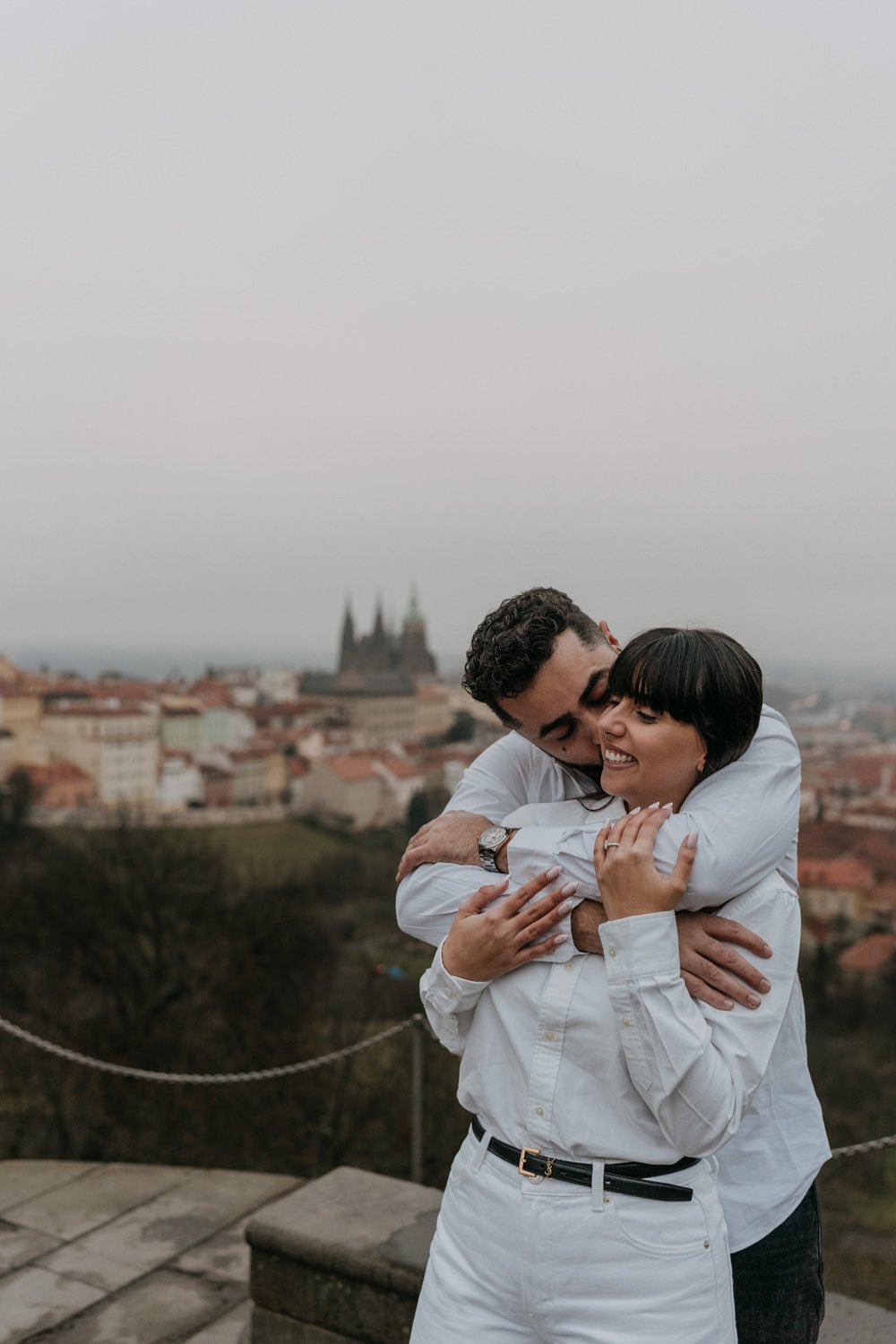 Surprise proposal in Prague, engagement photographer in prague, surprise proposal photoshoot prague
