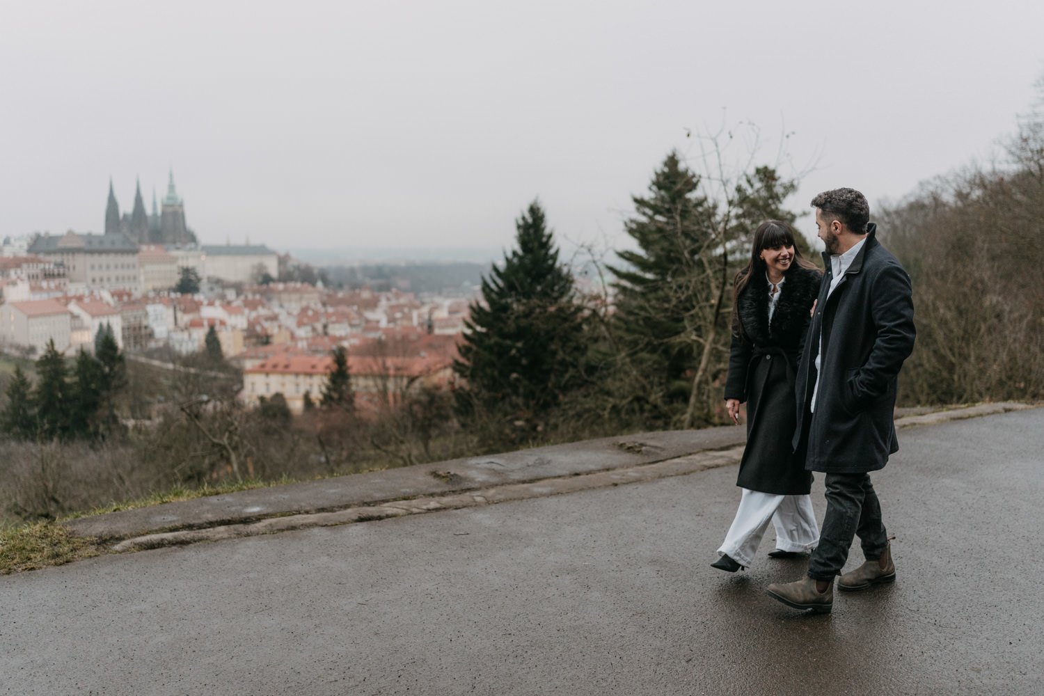Surprise proposal in Prague, engagement photographer in prague, surprise proposal photoshoot prague