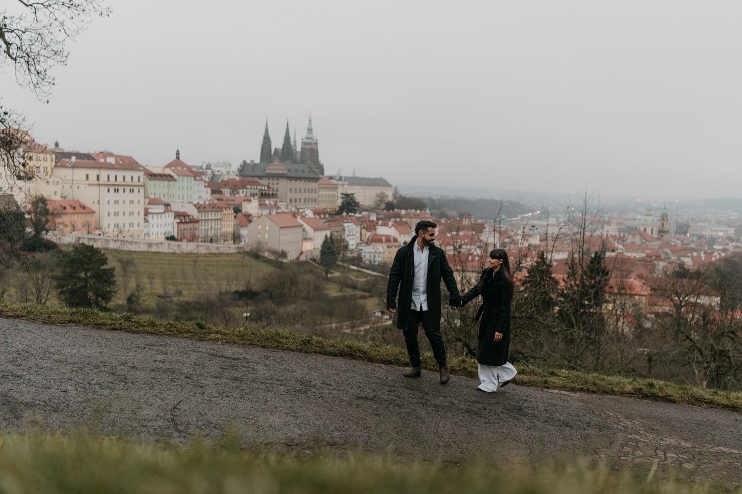 Surprise proposal in Prague, engagement photographer in prague, surprise proposal photoshoot prague