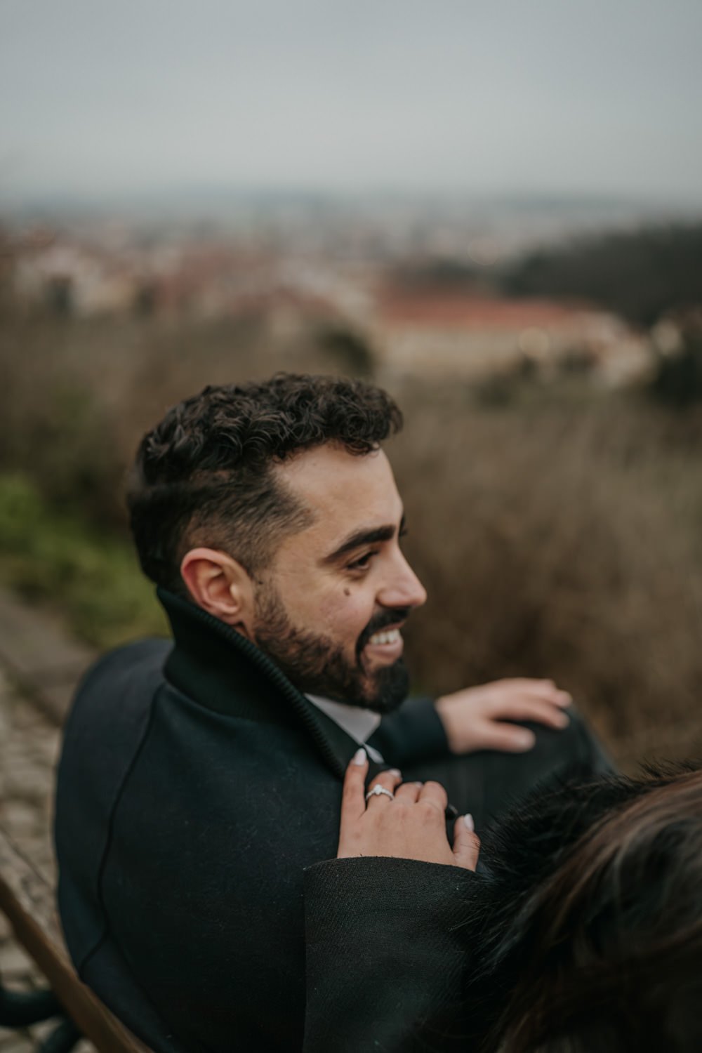 Surprise proposal in Prague, engagement photographer in prague, surprise proposal photoshoot prague