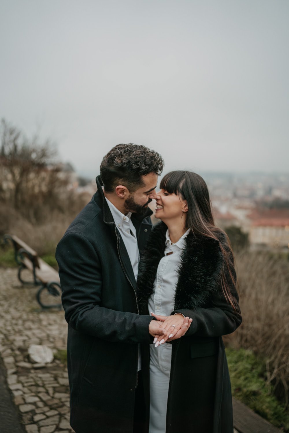 Surprise proposal in Prague, engagement photographer in prague, surprise proposal photoshoot prague