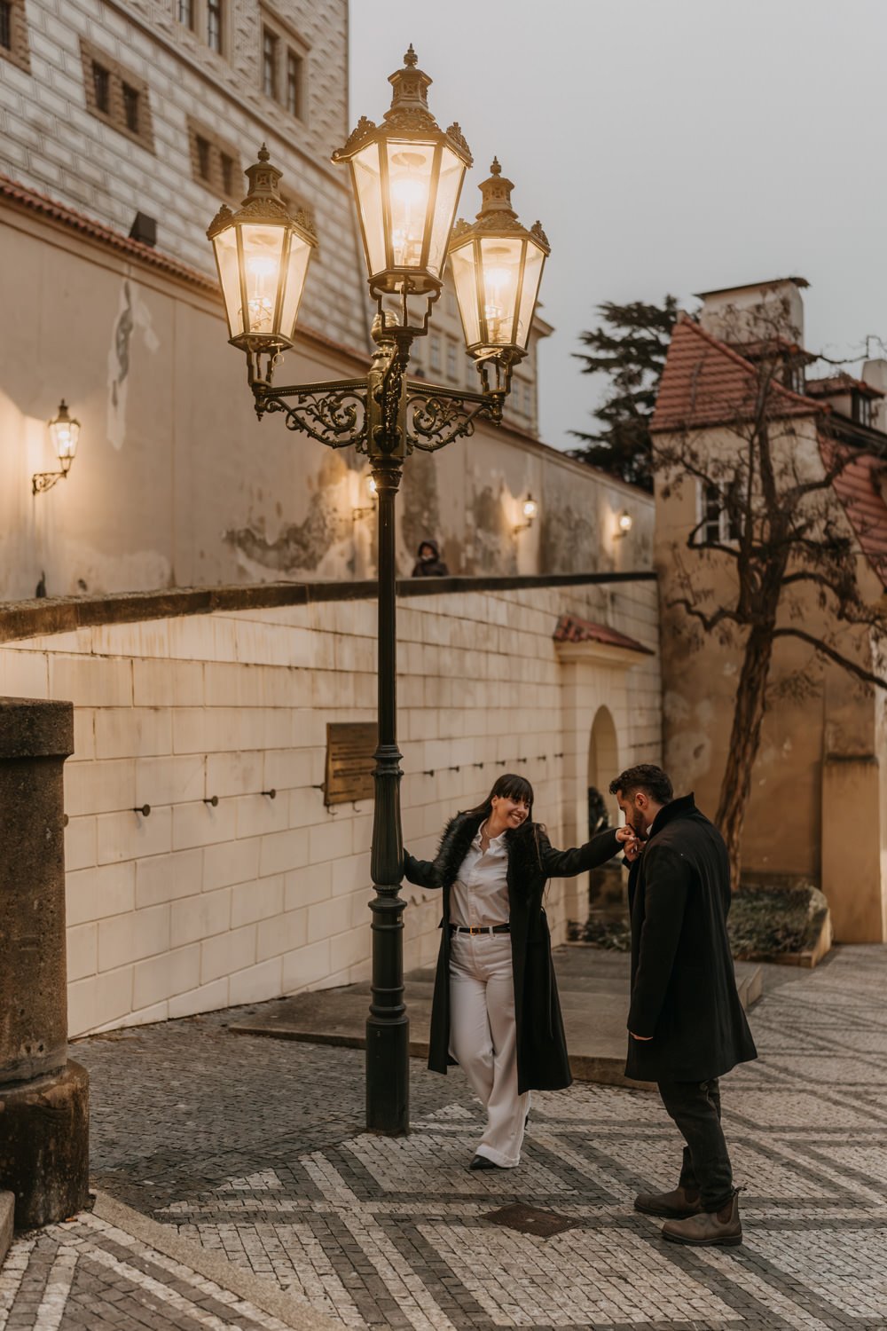 Surprise proposal in Prague, engagement photographer in prague, surprise proposal photoshoot prague