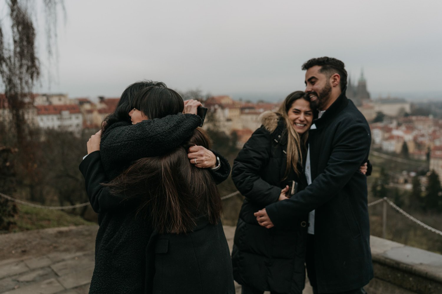 Surprise proposal in Prague, engagement photographer in prague, surprise proposal photoshoot prague